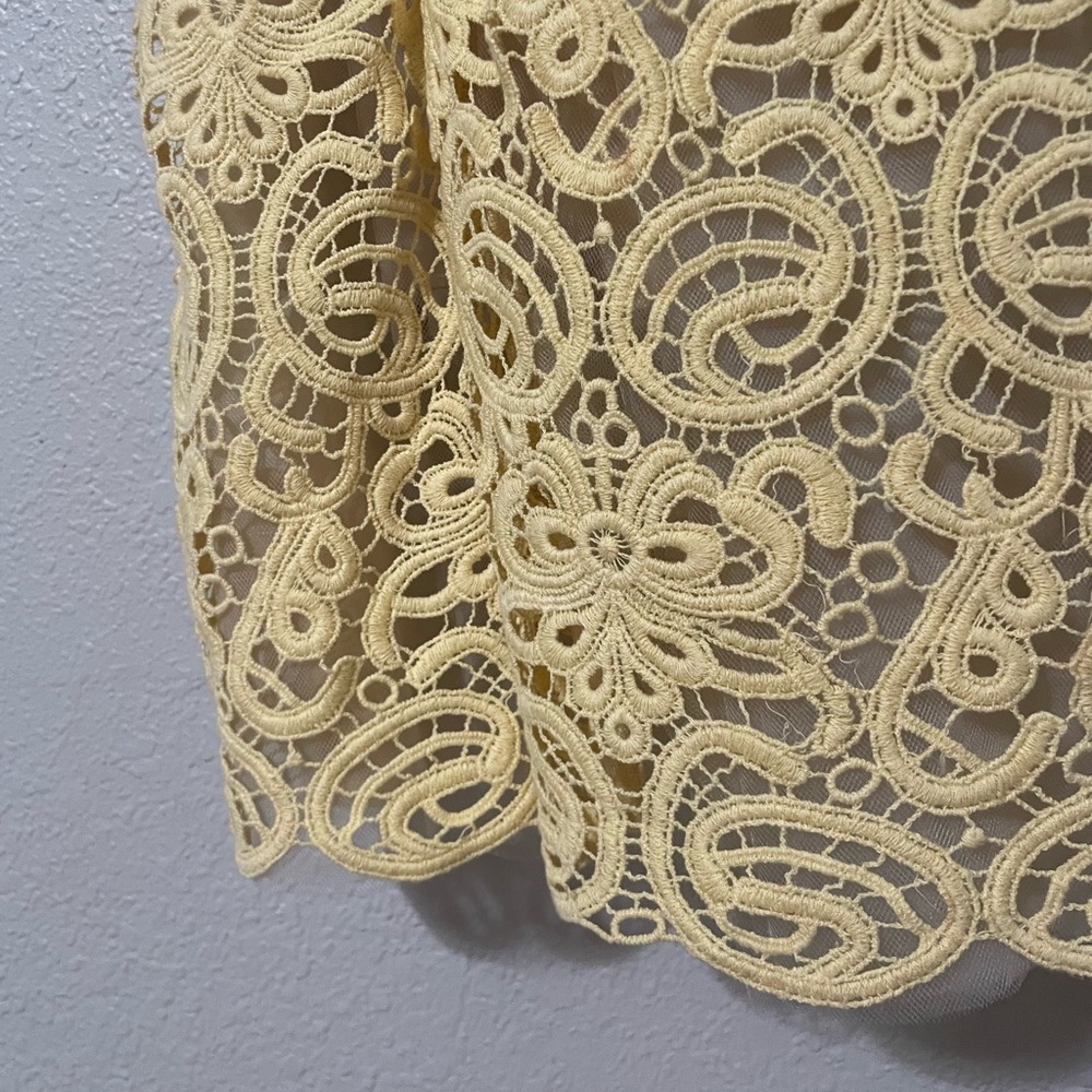 Allison Parris Strapless Lace Mini Dress - Picture 4 of 9